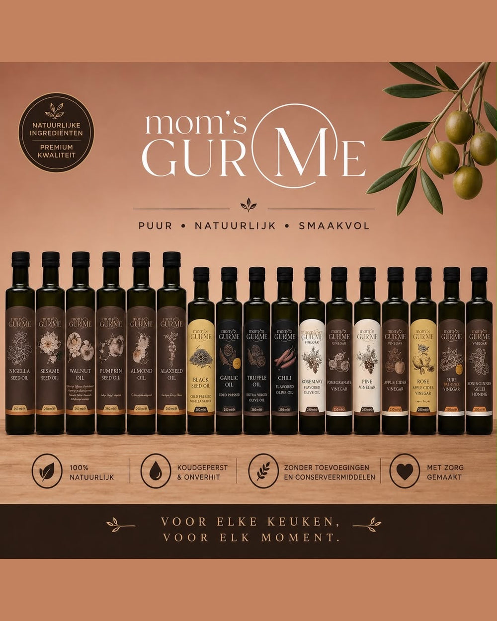 Mom's Gurme productoverzicht