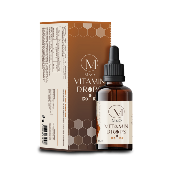 Mom's Organic VİTAMİNE D3+K2 Druppels