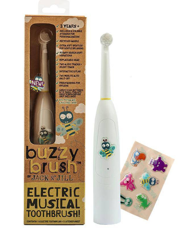 Buzzy Brush elektrische Musik-Zahnbürste für Kinder (ab 3 Jahren)
