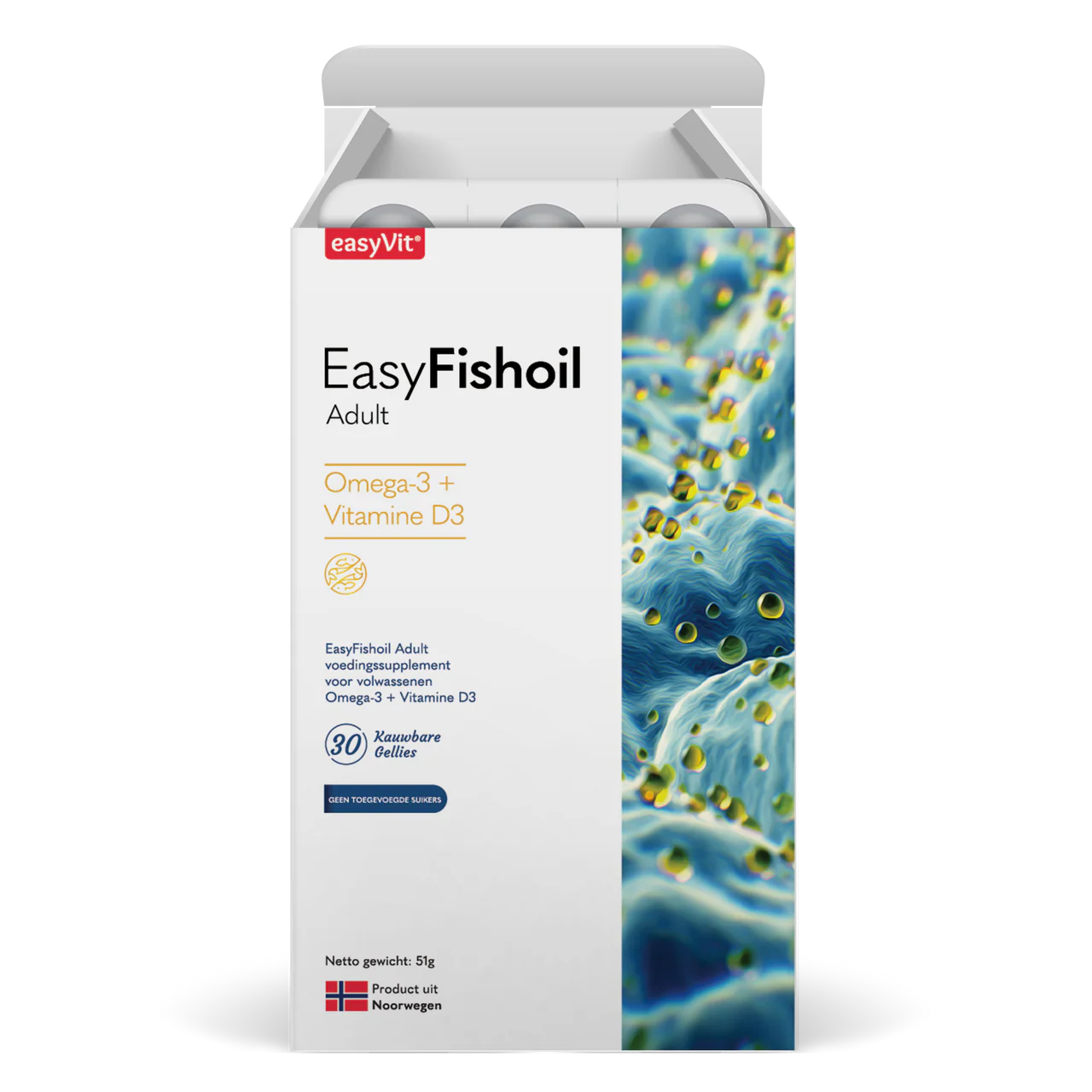 EasyFishoil Omega 3 & Visolie voor volwassenen