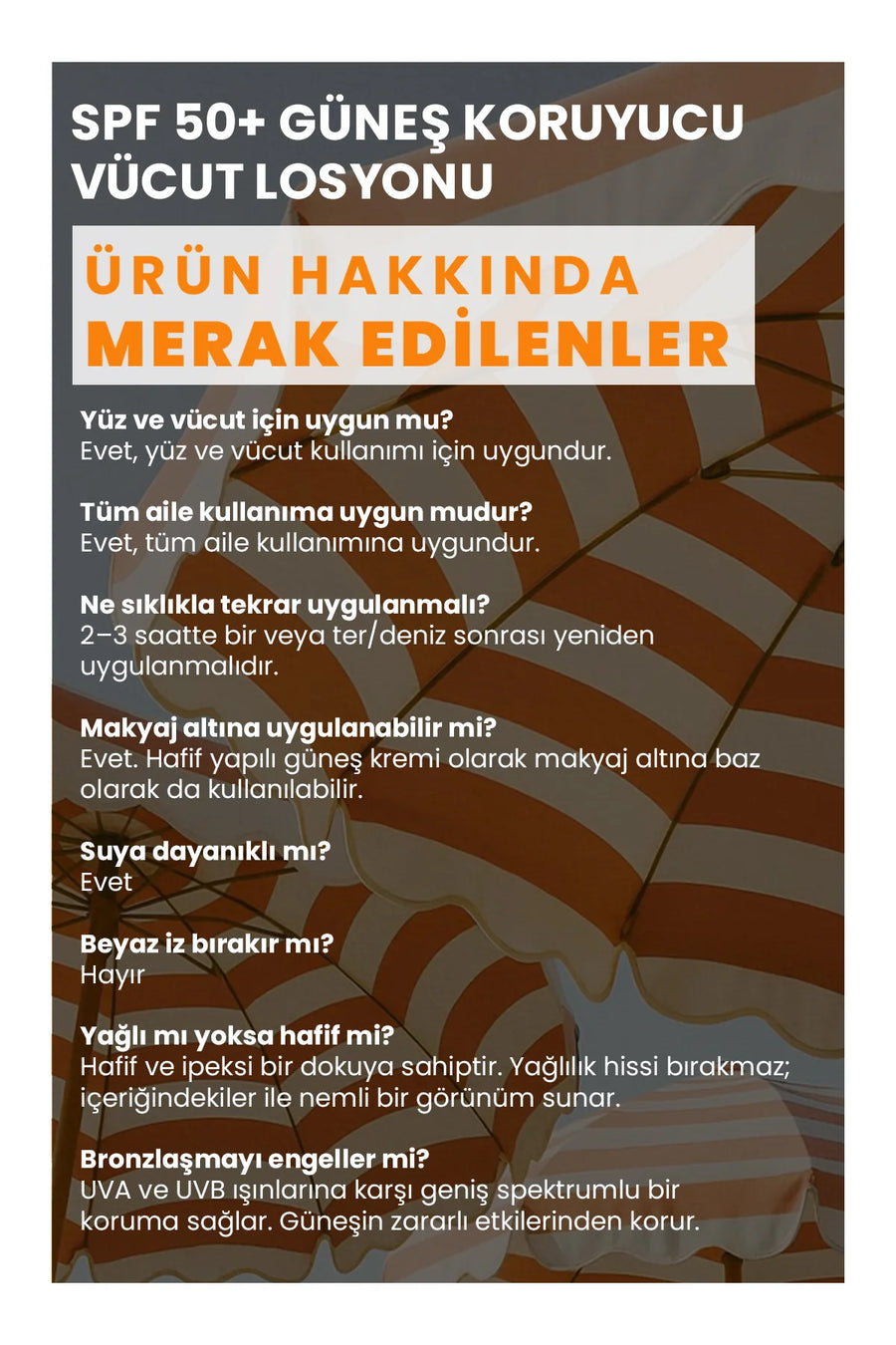 SPF 50+ Sunscreen Body Lotion 100 ml
