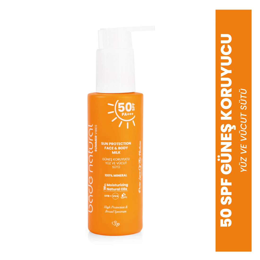 Zonnebrandmelk voor gezicht en lichaam SPF 50, 100 ml