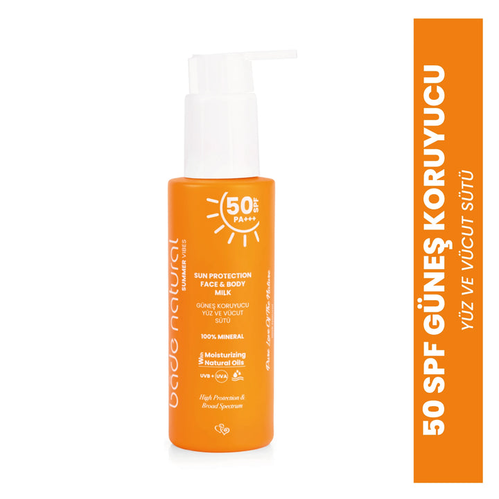 Zonnebrandmelk voor gezicht en lichaam SPF 50, 100 ml