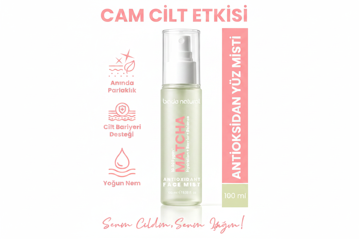 Matcha Antioxidant Glass Skin Intensief Hydraterende en Verfrissende Gezichtsspray, 100 ml