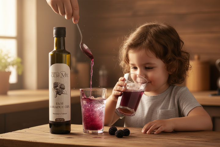 Zure Zwarte Moerbei Siroop