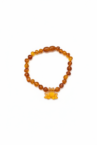 Amber Cognac Frog