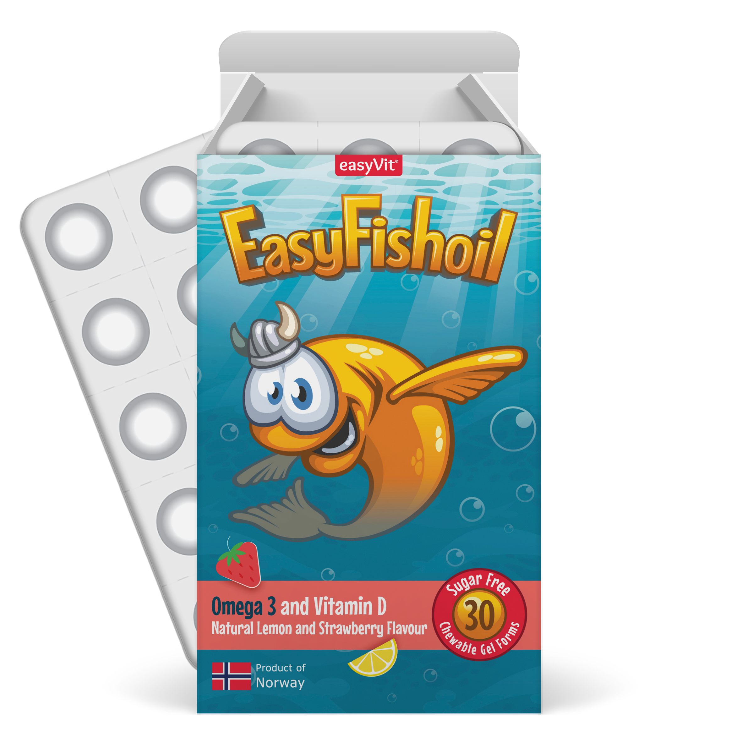 EasyFishoil Kids Çocuklar İçin Omega-3 ve D Vitamini İçeren Balık Yağı
