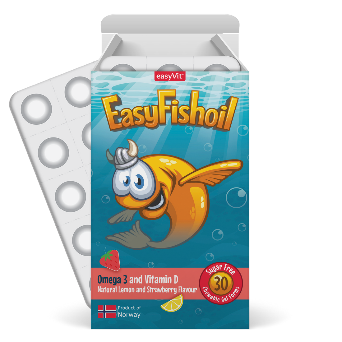 EasyFishoil Kids Çocuklar İçin Omega-3 ve D Vitamini İçeren Balık Yağı