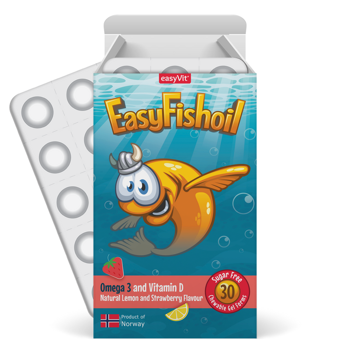 EasyFishoil Kids Visolie voor kinderen met Omega-3 en Vitamine D