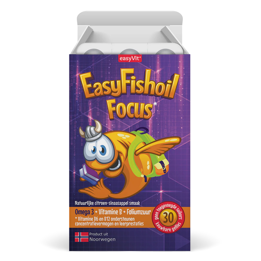 EasyFishoil Focus Vitamin B und Omega-3 für Kinder