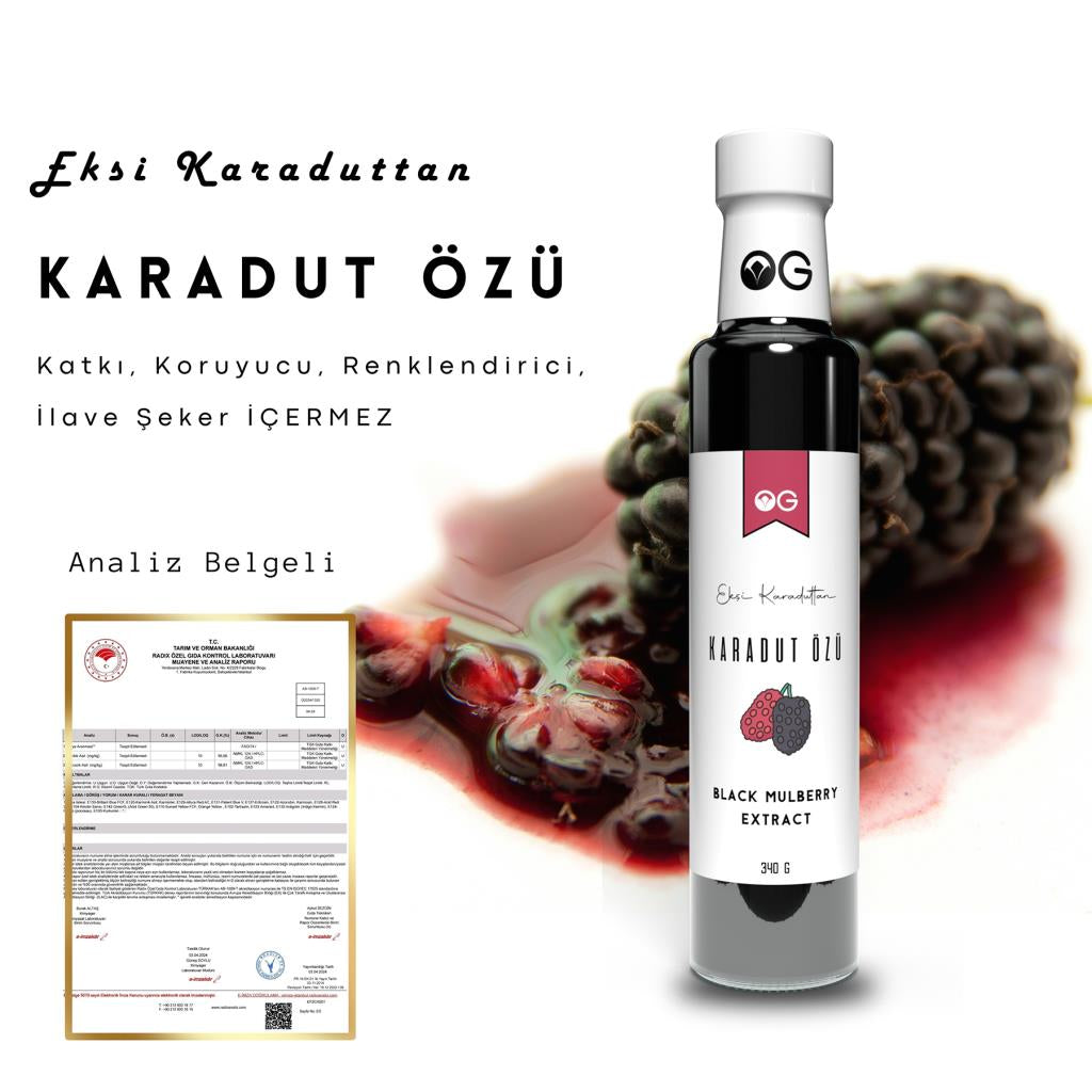 Schwarze Maulbeerensirup 340g