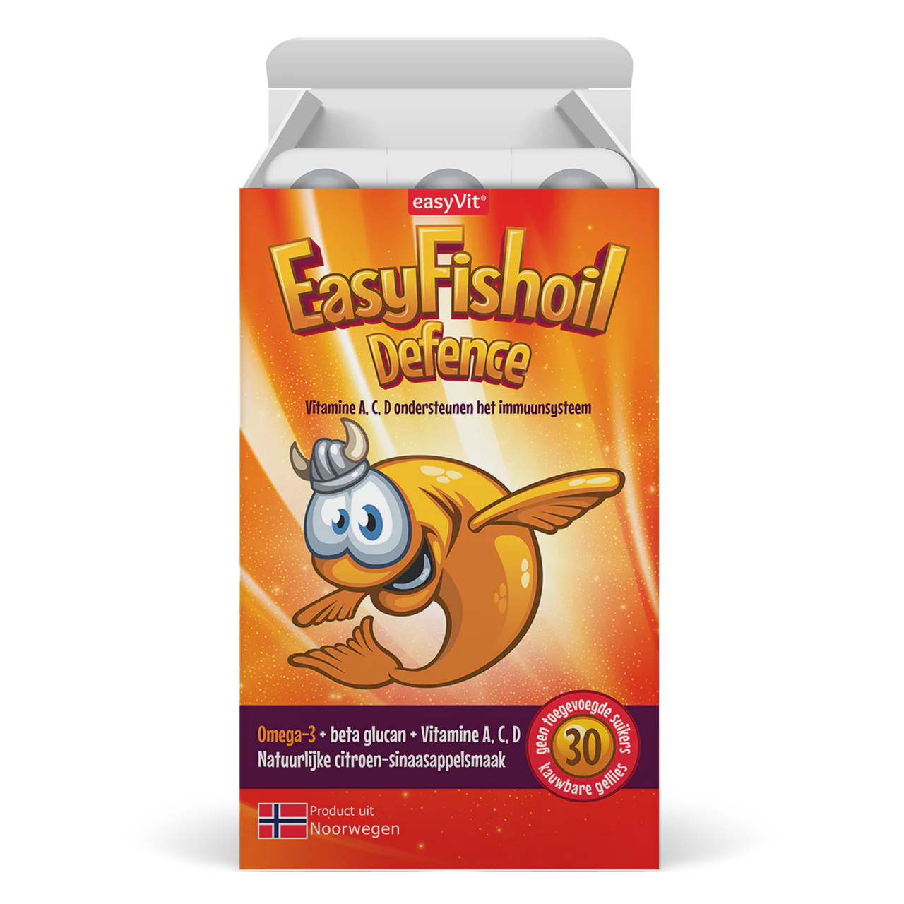 EasyFishoil Defence met Beta Glucan & Omega 3 Kind