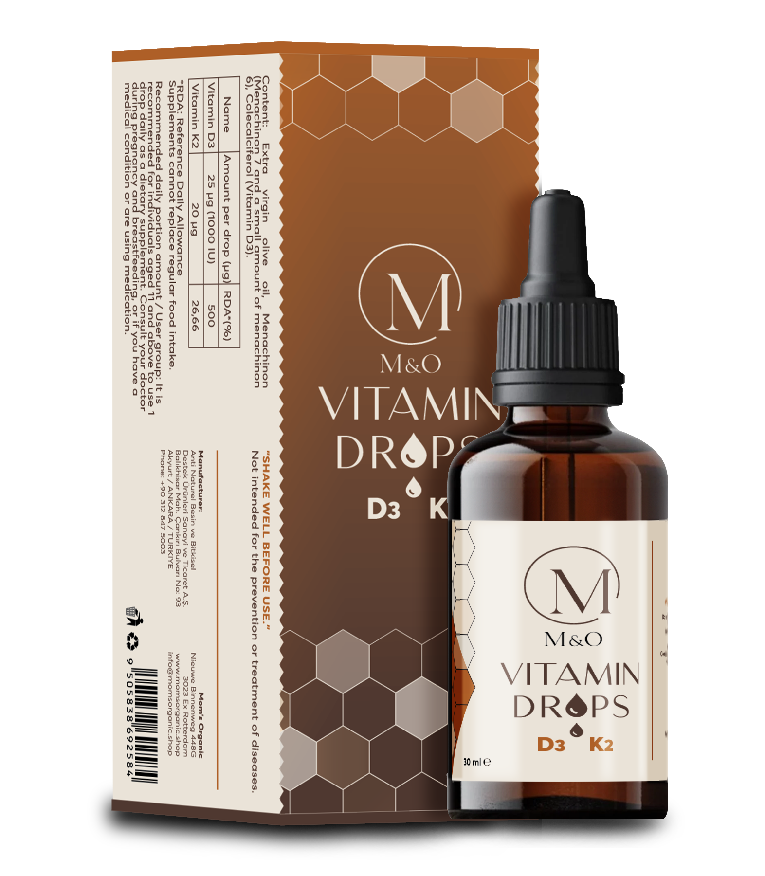 Mom's Organic VİTAMİNE D SET