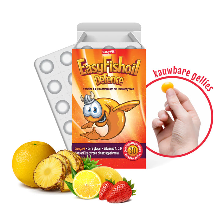 EasyFishoil Defence met Beta Glucan & Omega 3 Kind