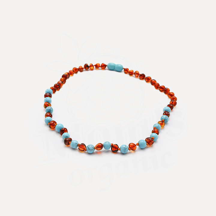 Barnsteen Cognac – Turquoise