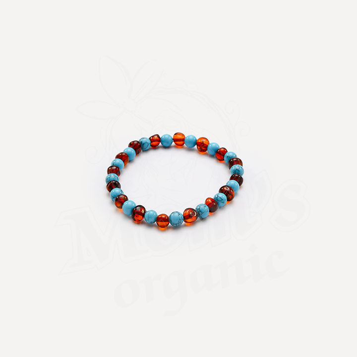 Amber Cognac – Turquoise