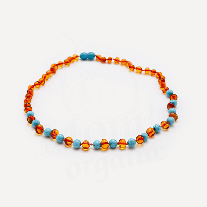 Barnsteen Cognac – Turquoise