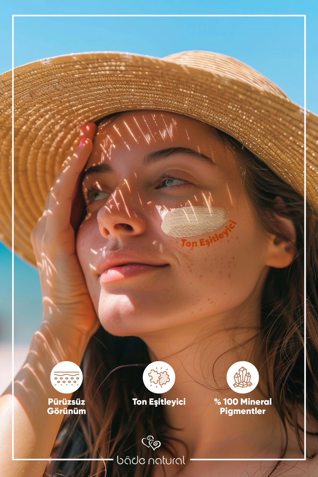 Gekleurde Zonnebrandmelk SPF 50, 30 ml