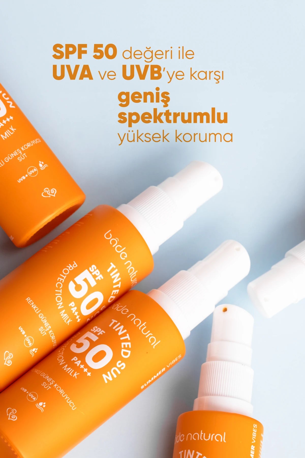 Gekleurde Zonnebrandmelk SPF 50, 30 ml