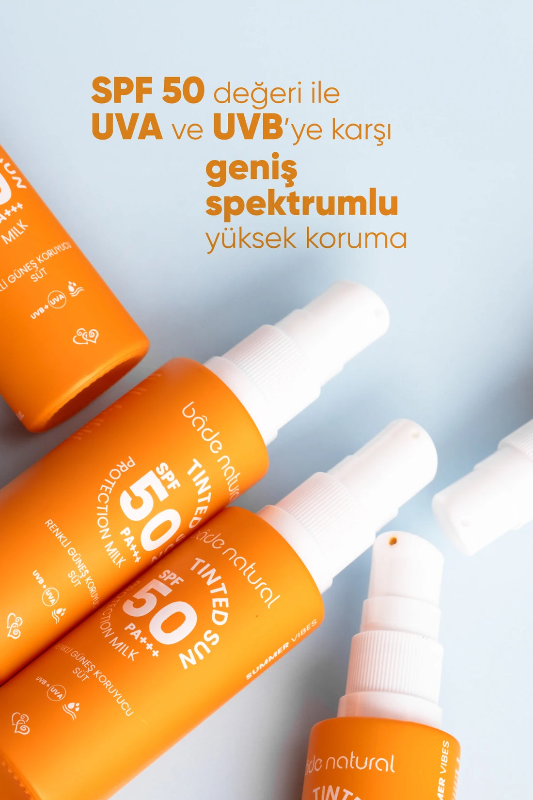 Gekleurde Zonnebrandmelk SPF 50, 30 ml