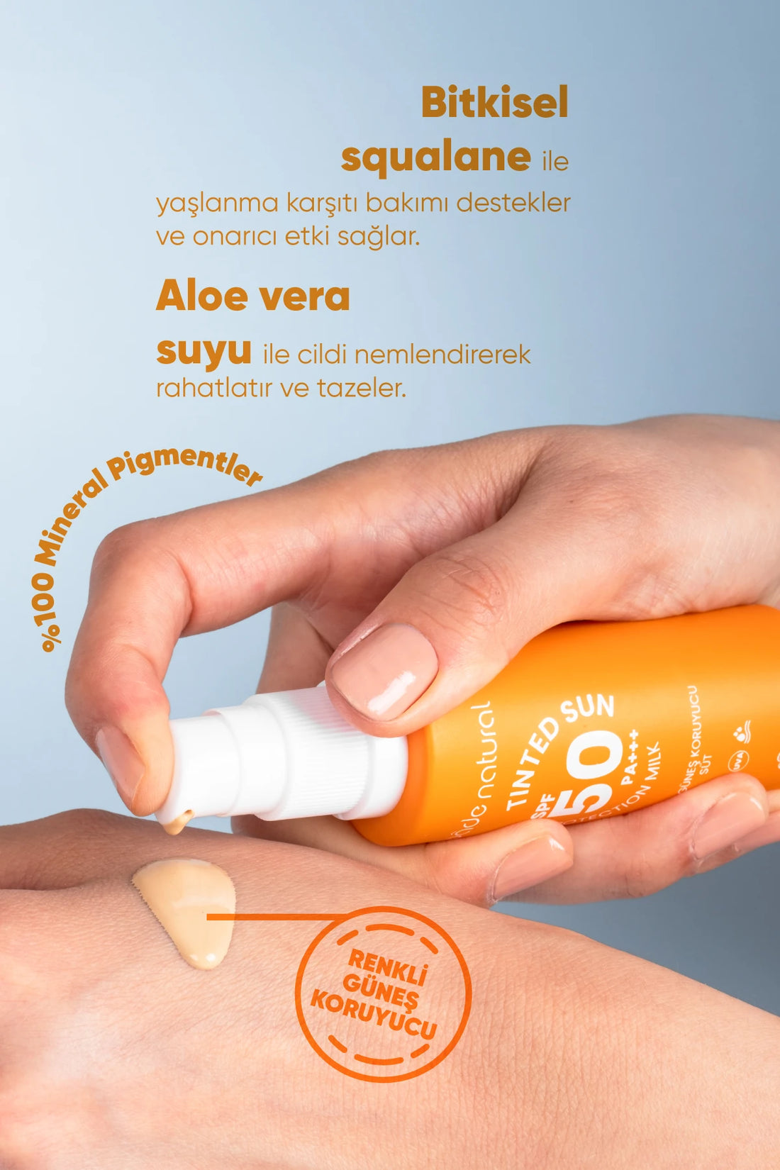 Gekleurde Zonnebrandmelk SPF 50, 30 ml