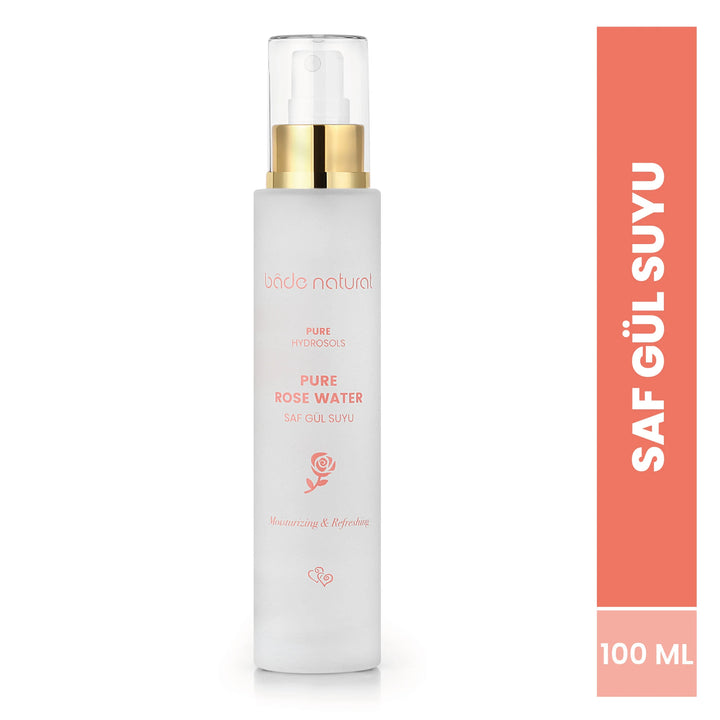Rozenwater – Porieverfijnende, verhelderende en zuiverende toner, 100% natuurlijk en puur, 100 ml
