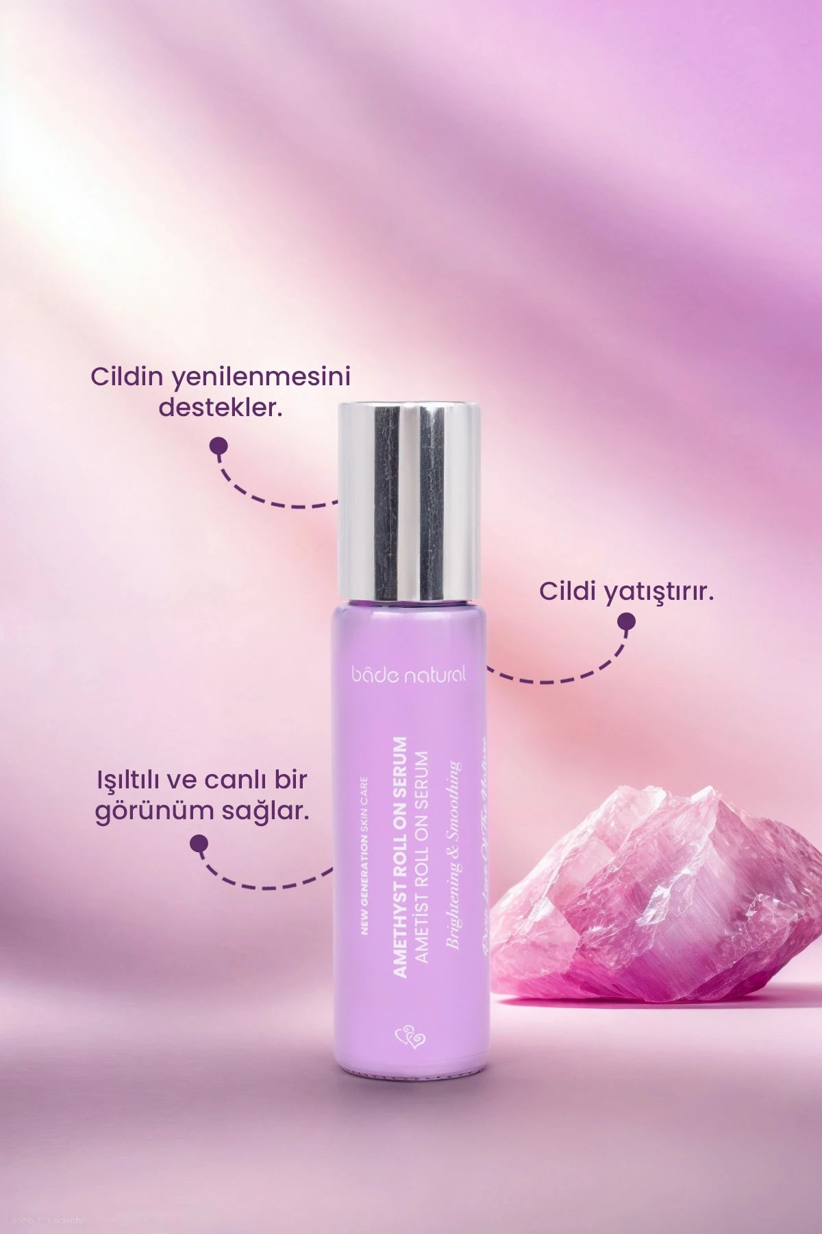 Ametist Roll-On Gezicht Massage Serum 10 ml