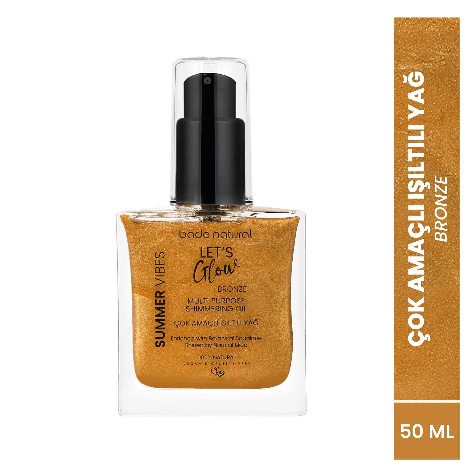 Hydraterende Stralende Bronze Multifunctionele Lichaamsolie, 50 ml