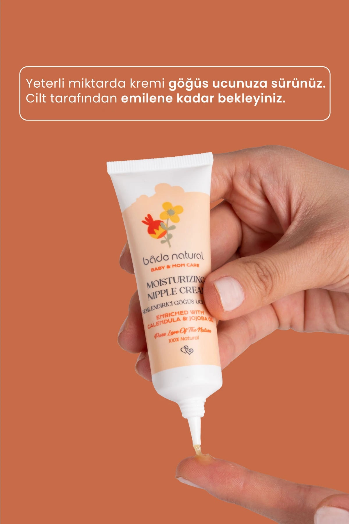 Hydraterende Tepelcrème – 100% Natuurlijk, tegen kloofjes en voor verzorging (30 ml)