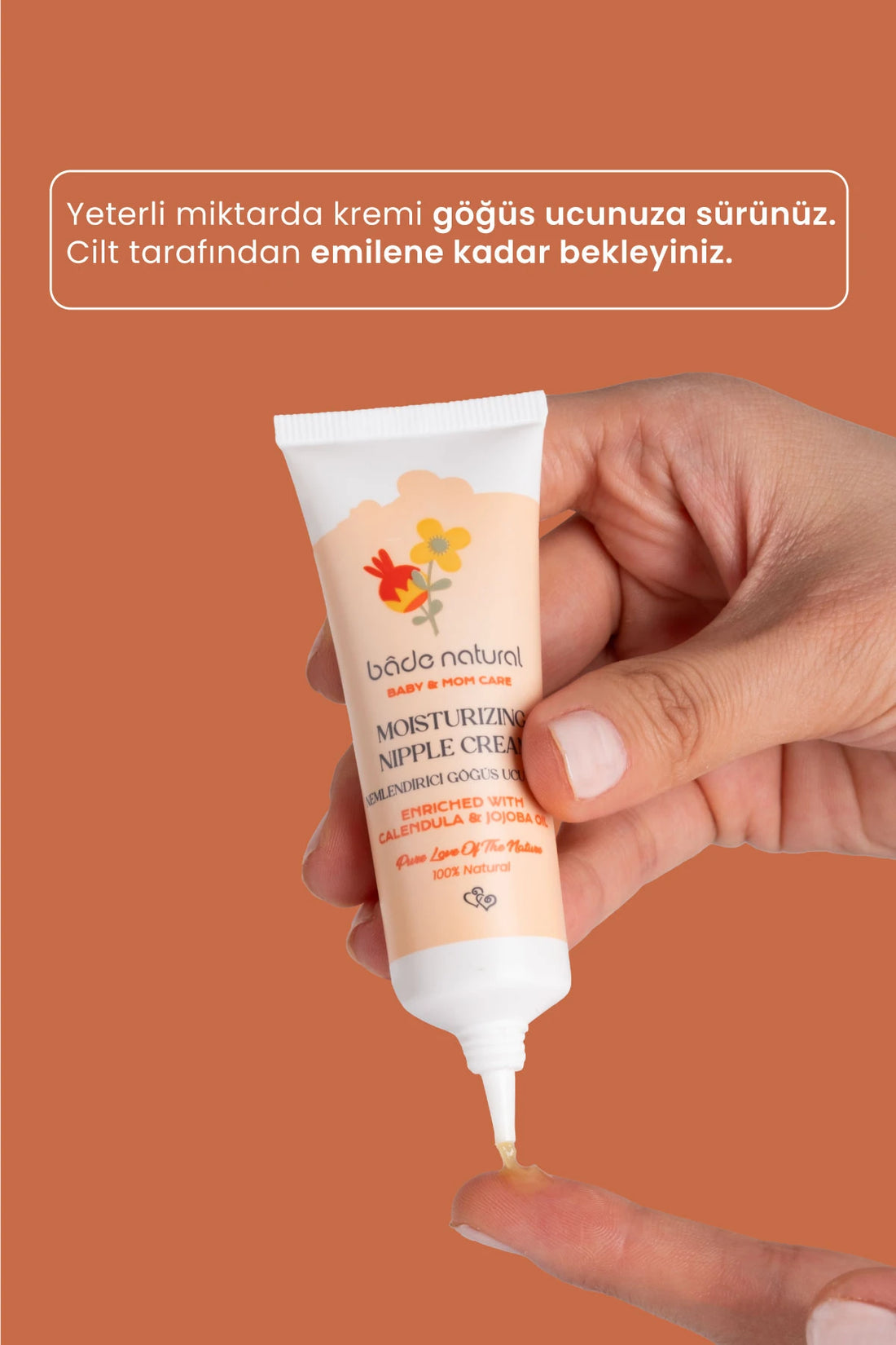 Hydraterende Tepelcrème – 100% Natuurlijk, tegen kloofjes en voor verzorging (30 ml)