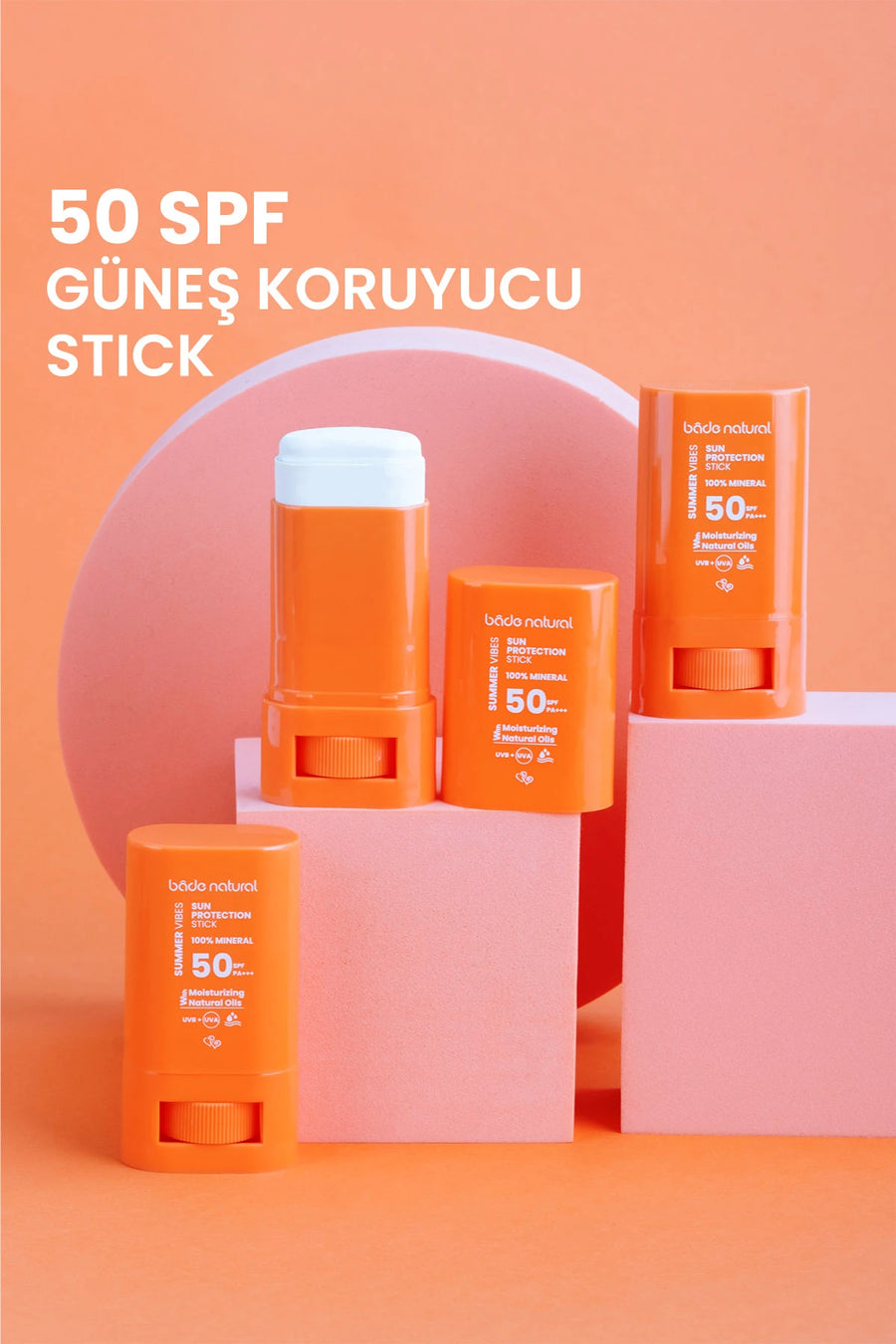 Zonnebrandstick SPF 50 – 100% minerale filters en natuurlijke hoge bescherming, 16 g