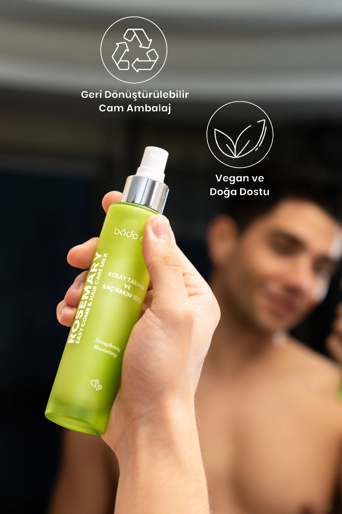 Rozemarijn makkelijk doorkambaar en Haarverzorgingsmelk – 100 ml