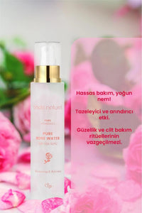 Rose Water – Pore-Refining, Brightening and Purifying Toner, 100% Natural and Pure, 100 ml
