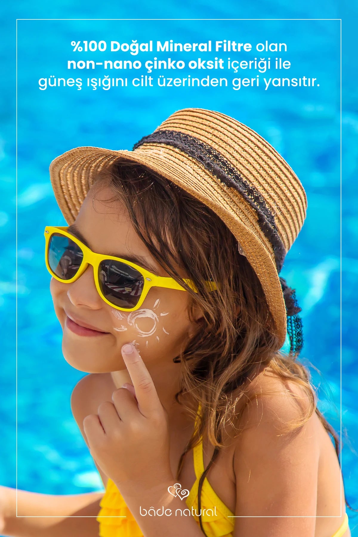 100% Natuurlijk Kinderen Zonnebrandcrème Lotion - SPF 50+ Hoog Bescherming - 100 ml
