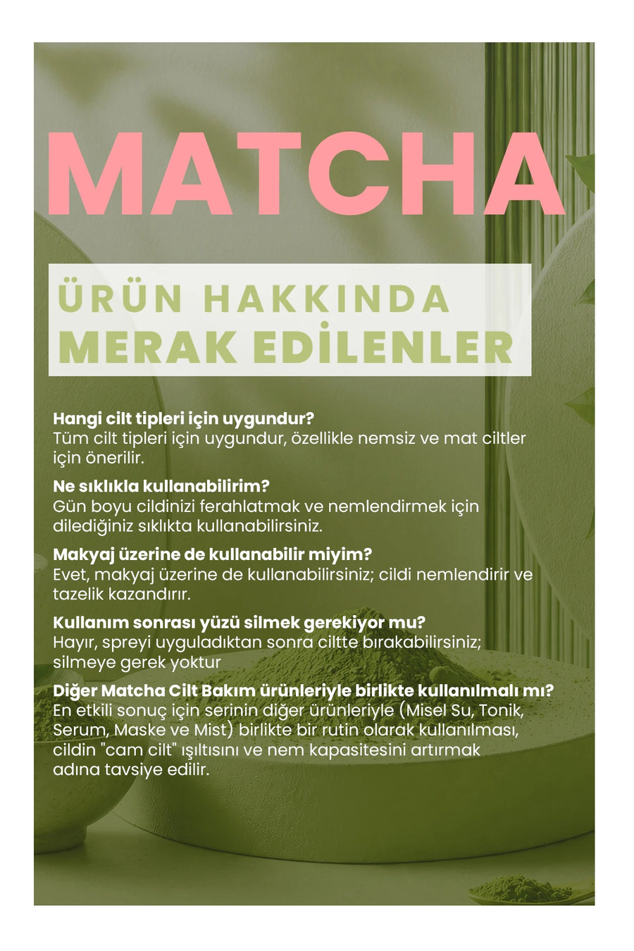 Matcha Antioxidant Glass Skin Intensely Hydrating and Refreshing Face Mist, 100 ml