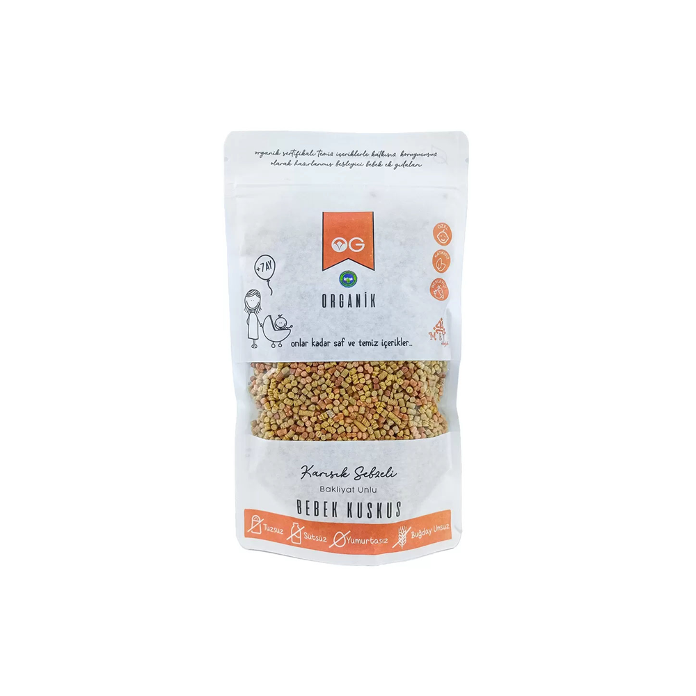 Groenten Peulvruchten Meel Baby Couscous 250 GR (+6 Maanden)