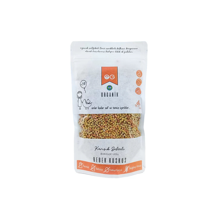 Groenten Peulvruchten Meel Baby Couscous 250 GR (+6 Maanden)