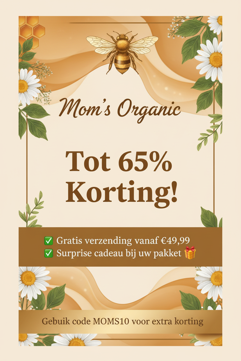 Mom's Organic Mobiele Banner