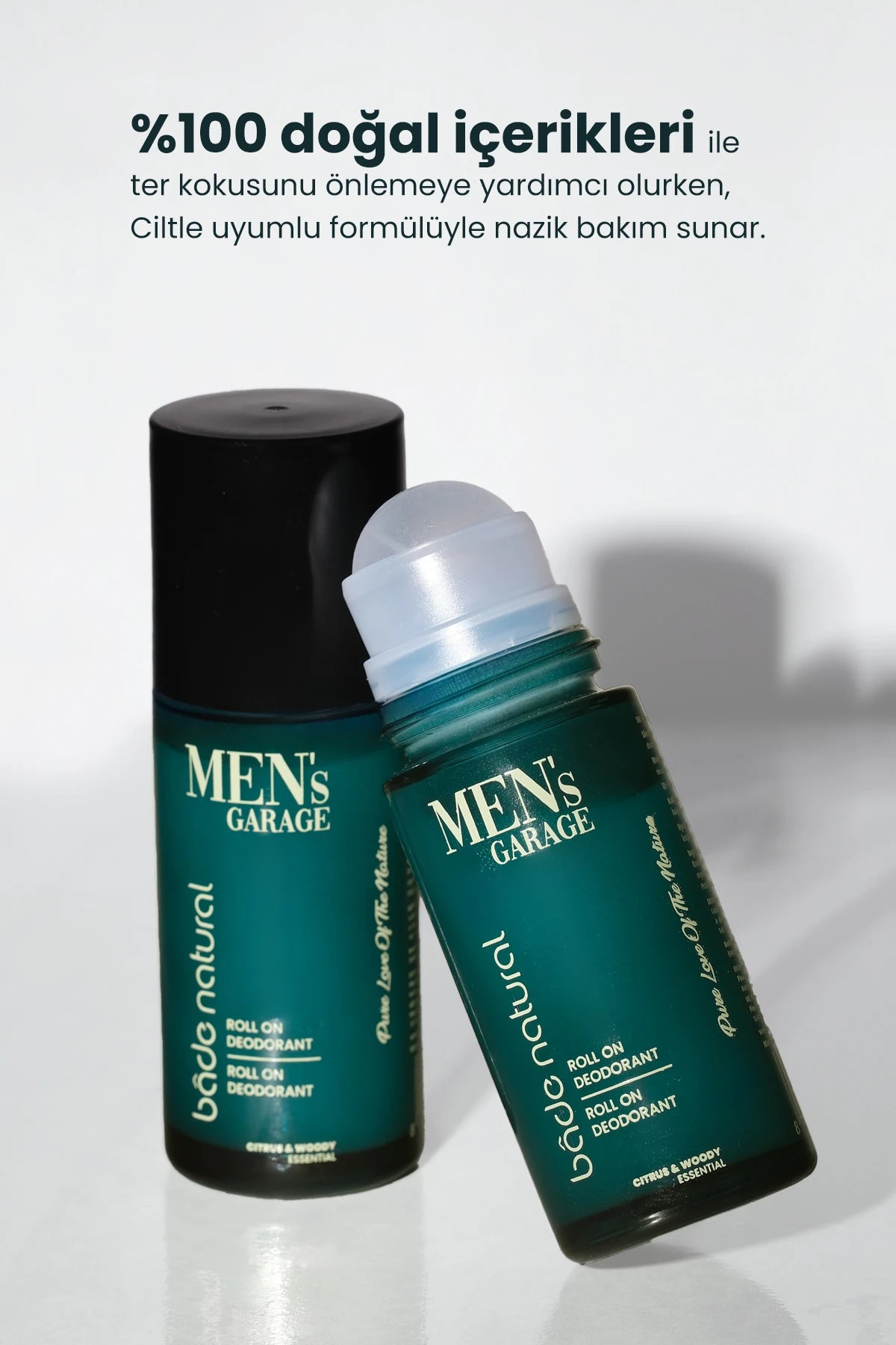 Men's Garage Roll-on Deodorant – Verfrissend en voorkomt transpiratiegeur, 50 ml
