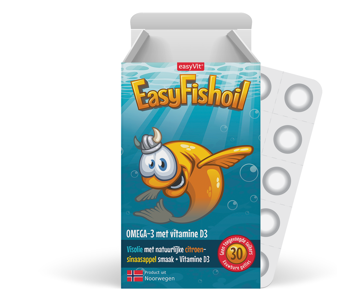 EasyFishoil Kids Visolie voor kinderen met Omega-3 en Vitamine D