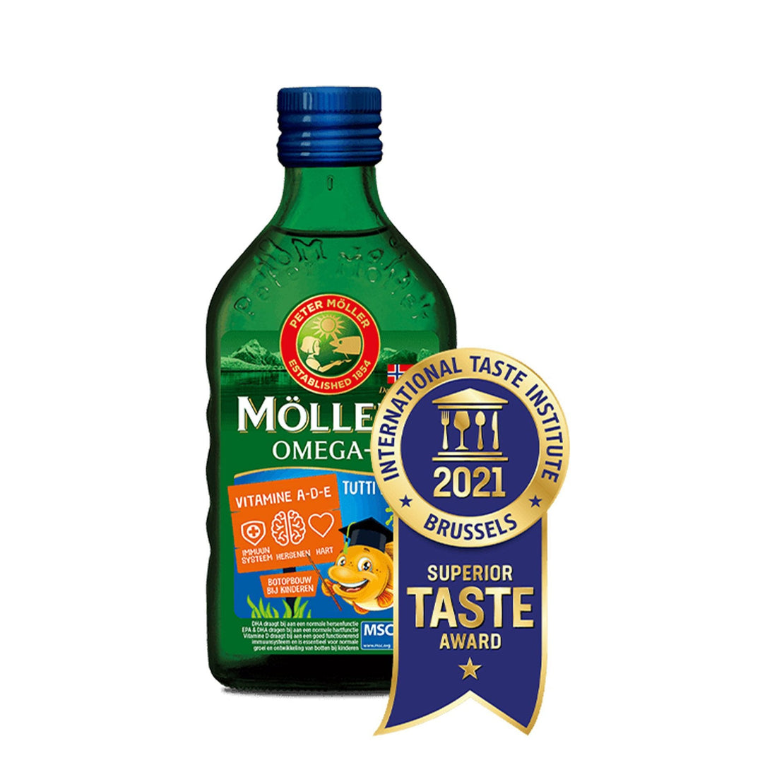 Möller's Omega-3 Morina Karaciğer Yağı Tutti Frutti – 250 ml – Çocukların Favorisi